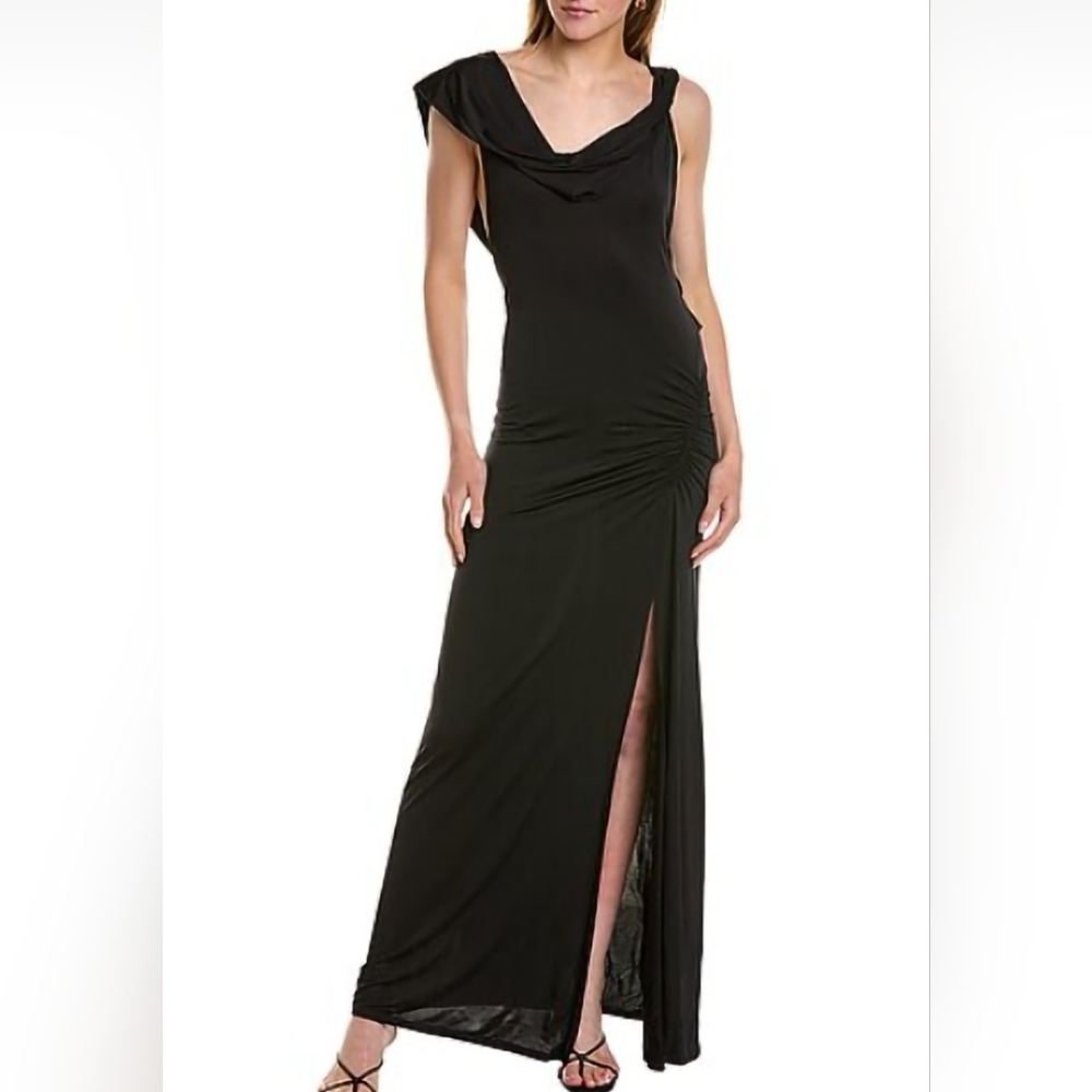 Free People X REVOLVE  Black Backless Maxi Dress
